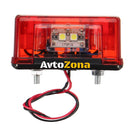 4 Led Лед Oсветление Плафон за регистрационен заден номер 12V - Avtozona