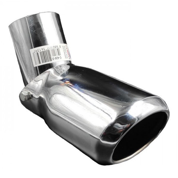 Накрайник за ауспух - Овален, никел