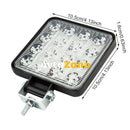 48W ЛЕД 12V 24V LED Диоден Халоген Фар Прожектор Задна Светлина Диодна Лампа - Avtozona