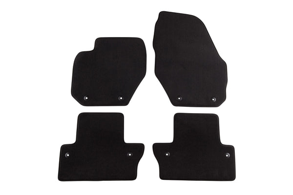 Мокетни стелки Petex за Volvo S60 (2010–2018), Style, 4 части, черни, захват B058