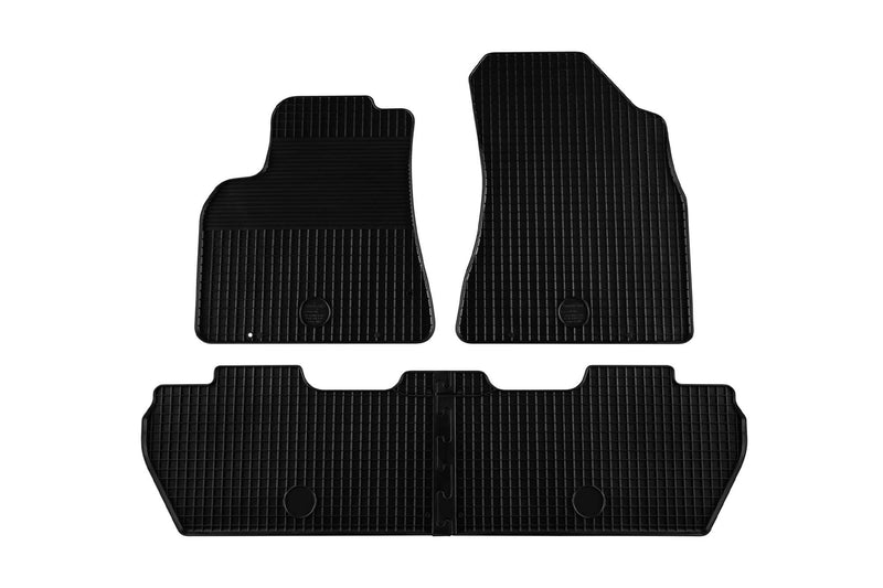 Гумени стелки Gumarny Zubri за Peugeot Partner (2008–2018), 4 части, черни