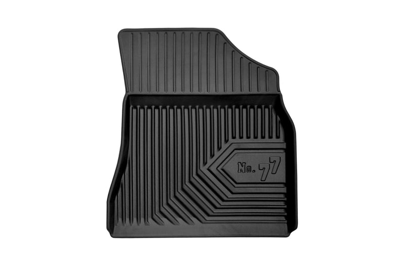 2.5D Гумени стелки Frogum №77 за Peugeot Partner (2008–2019), 3 части, черни