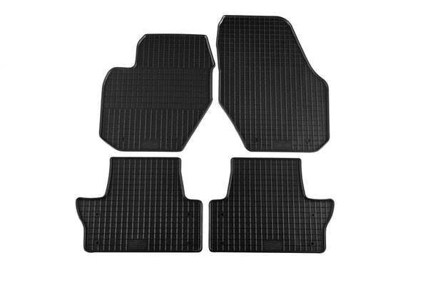 Гумени стелки Petex за Volvo V60 (2010–2018) – 4 части, черни