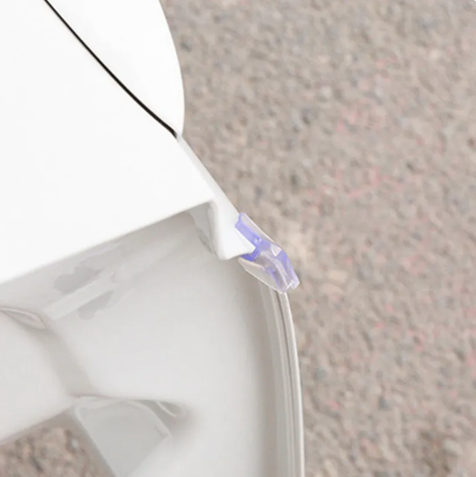 4бр. Прозрачни гъвкави предпазители протектори за ръбове на вратите за автомобил - Avtozona