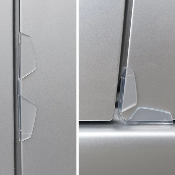 4бр. Прозрачни гъвкави предпазители протектори за ръбове на вратите за автомобил - Avtozona