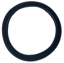 Калъф за волан - Черен с блестящи черни кристали