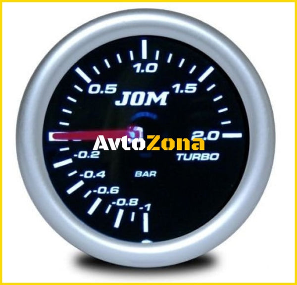 Измервателен уред за турбото Boost Meter - опушен - JOM Германия - Avtozona