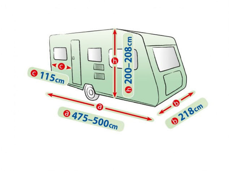 Покривало за каравани Kegel серия Mobile – Размер 500ER, Синьо