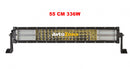 55 См 336W Мощен 7D 7Д Led Bar Лед Диоден Бар Прожектор 12V 24V 4 Редов - Avtozona