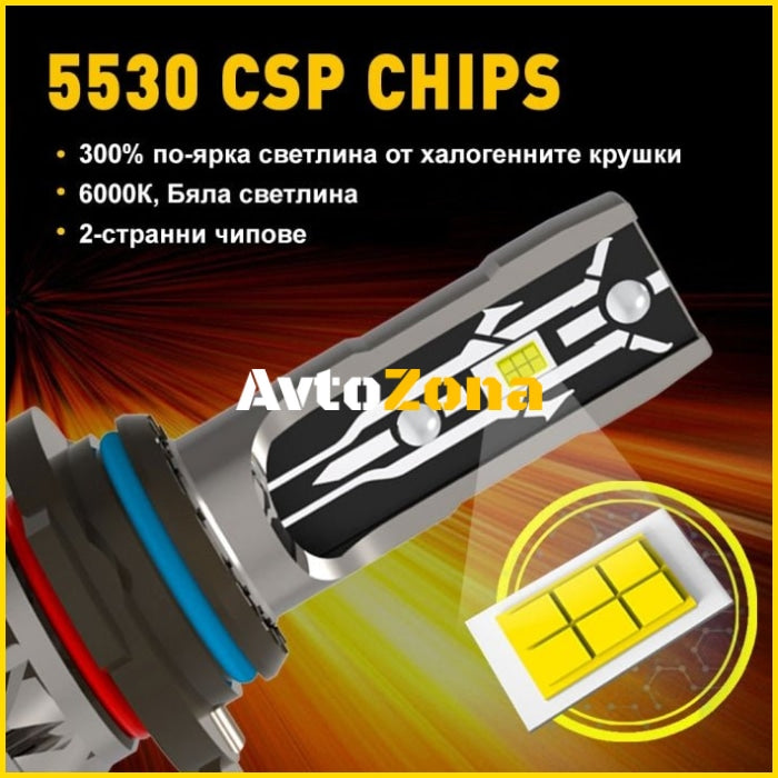 Диодни крушки Е2 H4 35W - 12V - Avtozona