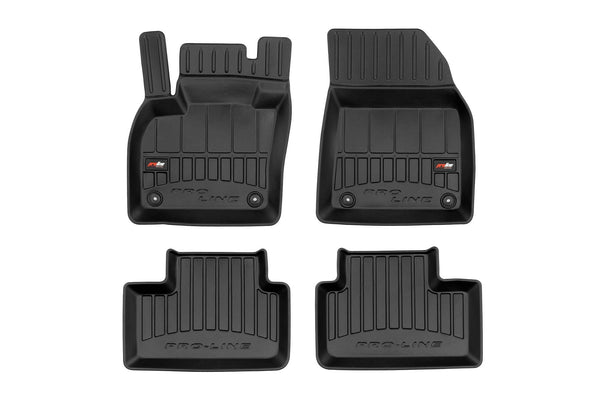 3D гумени стелки Frogum за Volvo XC40 (2017+), комплект 4 части, черни