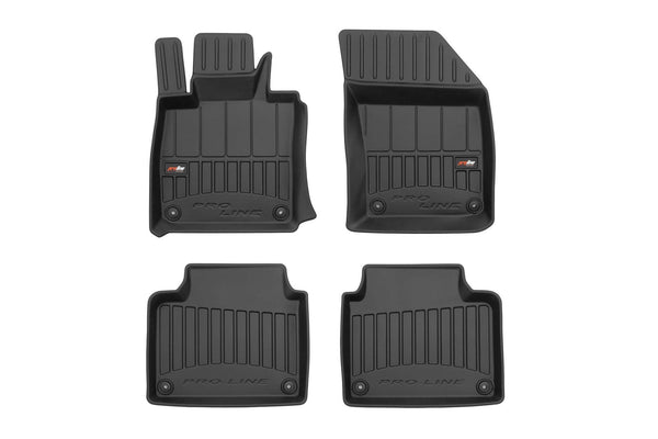 3D гумени стелки Frogum за Volvo S90 (2016+), комплект 4 части, черни