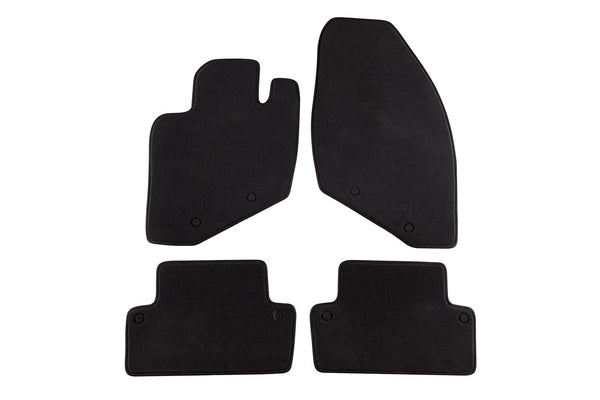 Мокетни стелки Petex за Volvo S60 (2000–2010), Style, 4 части, черни, захват B158