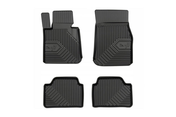2.5D Гумени стелки Frogum №77 за BMW Серия 1 F20 (2011+), 4 части, черни