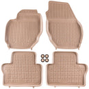 Гумени стелки Rezaw-Plast за Volvo XC70 (2007–2016) Бежови / Тип леген