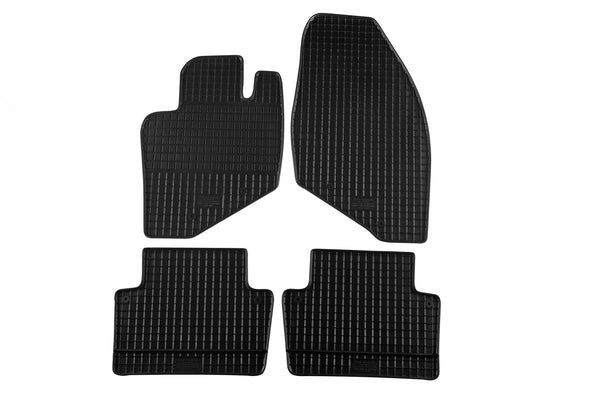 Гумени стелки Petex за Volvo V70 (2000–2007) – 4 части, черни