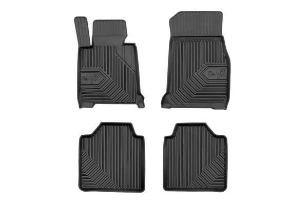 2.5D Гумени стелки Frogum №77 за BMW Серия 3 F34 GT (2013–2020) – 4 части, черни