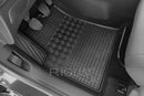 Гумени стелки Rigum за Citroen C3 Aircross (2017+), 4 части, черни