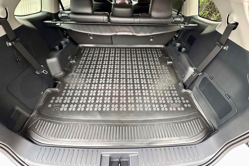 Гумена стелка за багажник Rezaw-Plast за Toyota Highlander VI XU70 (2019+), със 7 места и спуснат 3-ти ред седалки