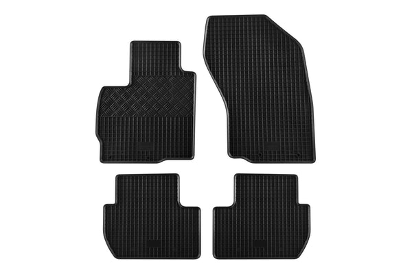 Гумени стелки Rigum за Mitsubishi Outlander (2015+), 4 части, черни