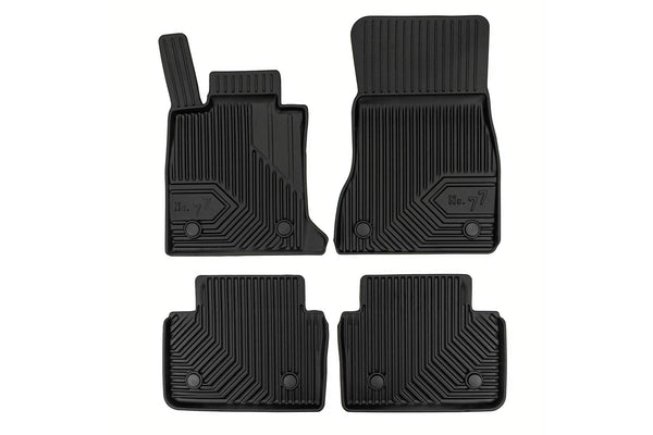 2.5D Гумени стелки Frogum №77 за BMW i5 G61 комби (2023+) – 4 части, черни