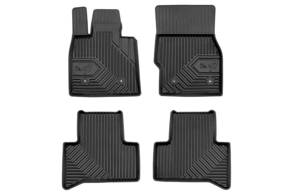 2.5D Гумени стелки Frogum №77 за Alfa Romeo Stelvio (2016–2020), 4 части, черни