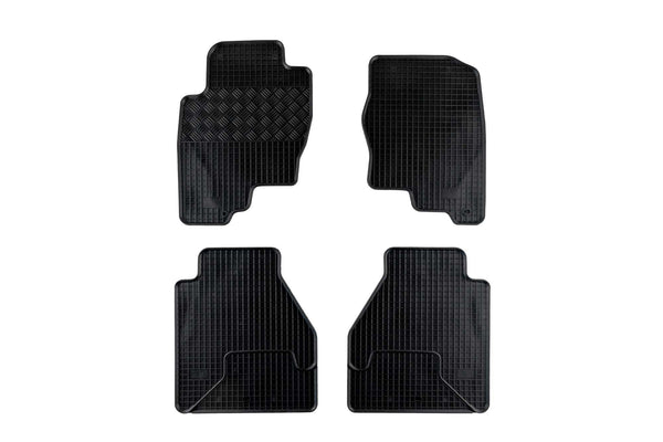Гумени стелки Rigum за Nissan Pathfinder (2006+), 4 части, черни