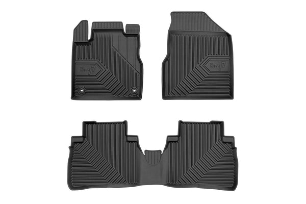 2.5D Гумени стелки Frogum №77 за Nissan Murano Z50 (2003–2008), 4 части, черни