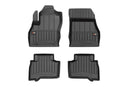 3D Гумени стелки Frogum за Fiat Qubo (2009+), 3 части, черни