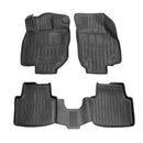 3D гумени стелки Stingray за Volkswagen Passat B9 (2023+), 4 части, черни