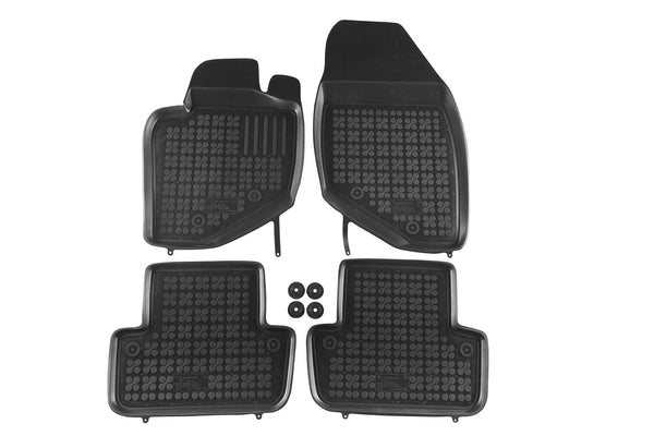 Гумени стелки Rezaw-Plast за Volvo S60 (2001–2009) – 4 части, черни