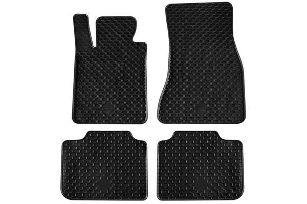 Гумени стелки Gumarny Zubri за BMW Серия 6 G32 (2017+), 4 части, черни