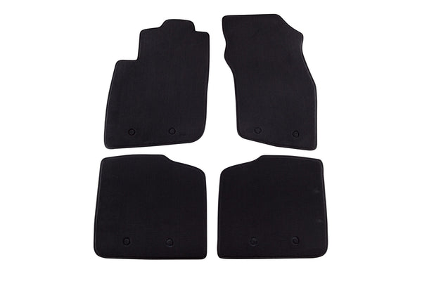 Мокетни стелки Petex за Volvo V40 (1999–2004) Style, 4 части, черни, захват B158