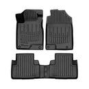 3D гумени стелки Stingray за Honda CR-V IV (2012-2016), 4 части, черни