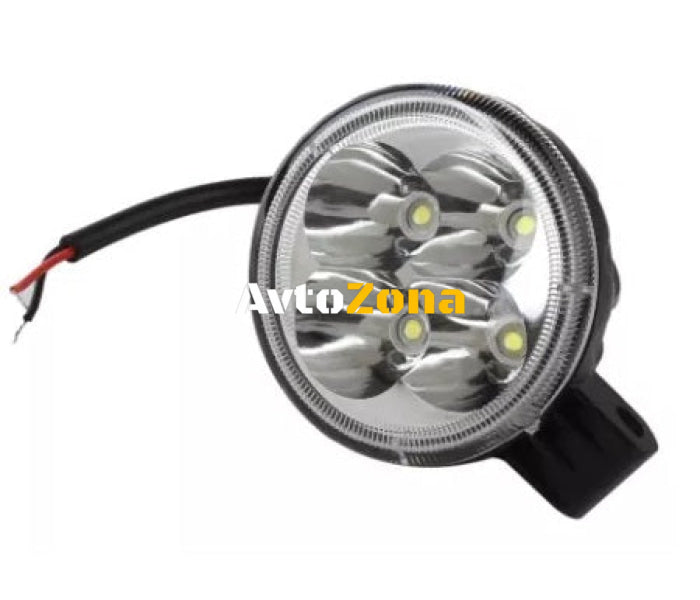 8.3 См 12W Led Лед Диоден Фар Прожектор Халоген Джип Мотор 4X4 12V 24V 720 Лумена - Avtozona