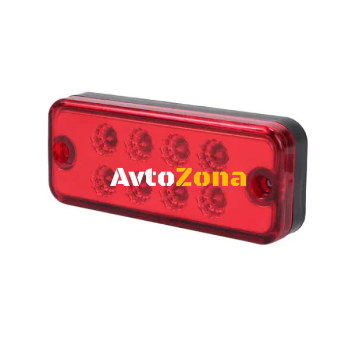 8 LED Червени - Диодни Лед Габарити / Светлини / Токоси - 99mm x 40mm - 24V - Avtozona