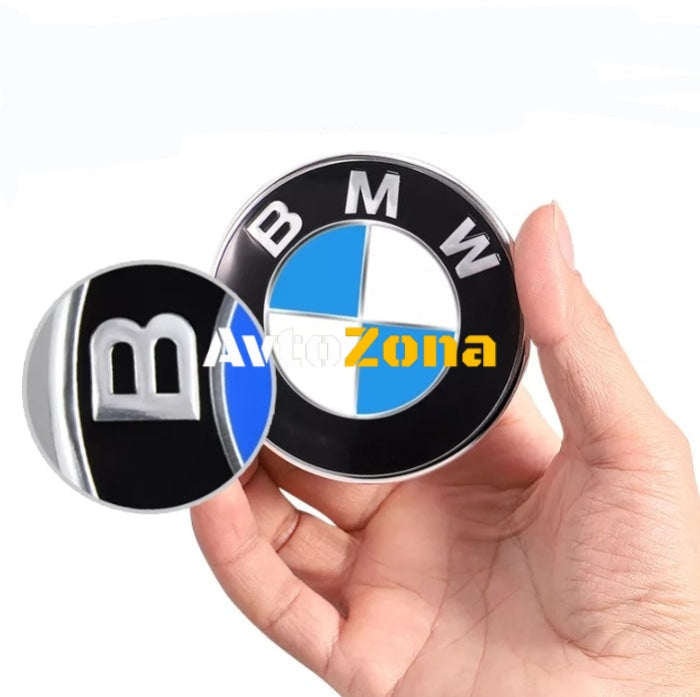 Емблема BMW / БМВ за преден капак 74мм / 82мм - Avtozona