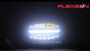 80W LED Лед Фар Халоген Три Функции Неон ефект Neon 24,5см x 13,9см 4100lm 12V - 24V E-Mark