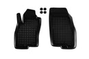 Гумени стелки Rezaw-Plast за Fiat Punto (2012-2018), 4 части, черни
