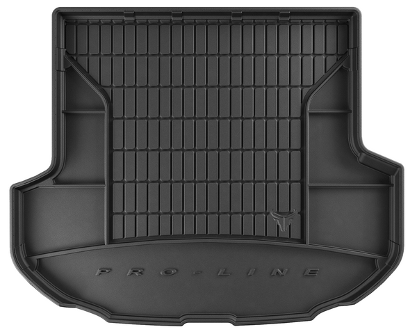 Гумена стелка за багажник Frogum Pro-Line за Hyundai Santa Fe (2018-2023) с 5 места, двоен органайзер и музикална система