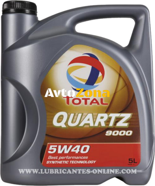 TOTAL- 5W40-QUARTZ 9000 -5л. - Avtozona