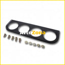 Конзола - стойка за 4 измервателни уреди 52мм - плоска с 4 винта - Avtozona