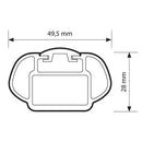 Напречни греди Nordrive EVOS ALUMIA за Audi A3 Sportback (2012–2020) с 3 или 5 врати и гол таван