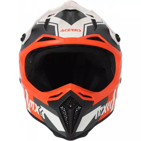 МОТОКРОС КАСКА ACERBIS PROFILE 5 WHITE/ORANGE