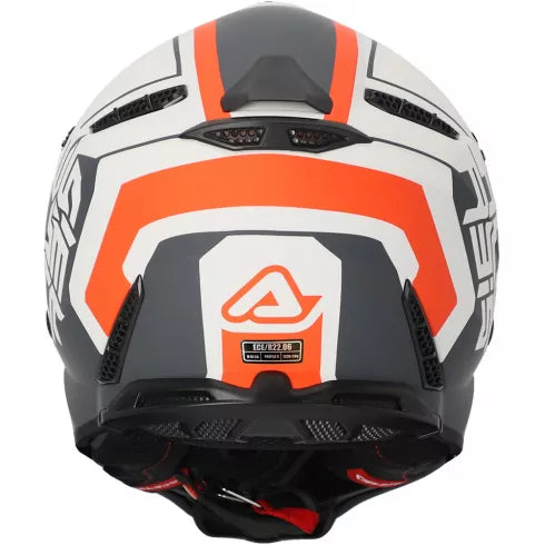 МОТОКРОС КАСКА ACERBIS PROFILE 5 WHITE/ORANGE