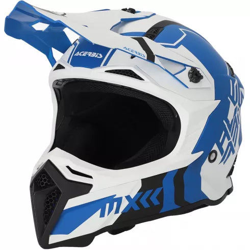 Мотокрос каска ACERBIS PROFILE 5 WHITE/BLUE