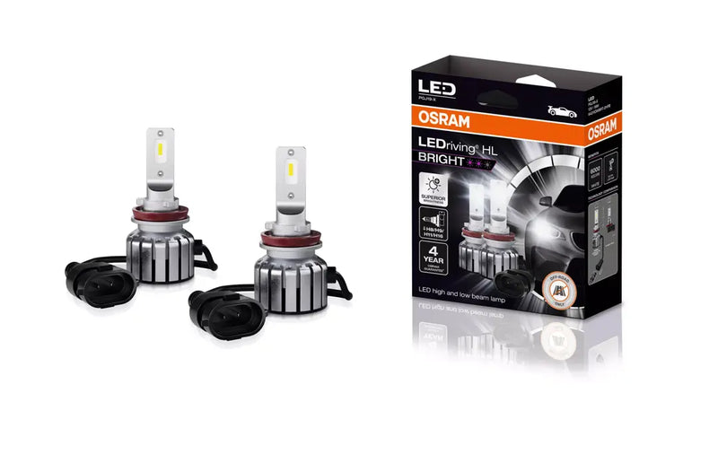 Комплект LED крушки Osram H8/H11/H16/H9 LEDriving HL BRIGHT +300% за фарове – 12V, 6000K, Комплект 2 бр.