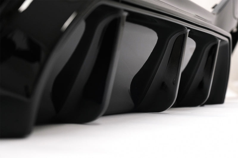 Заден дифузьор с двоен ляв изход за BMW 1 Series F20 F21 LCI (2015-2019) Piano Black