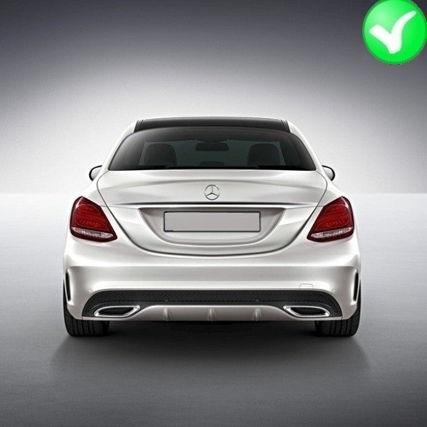 Заден дифузьор за Mercedes C-Class W205 (2014-2020) C63 Black Edition само за Sport Package