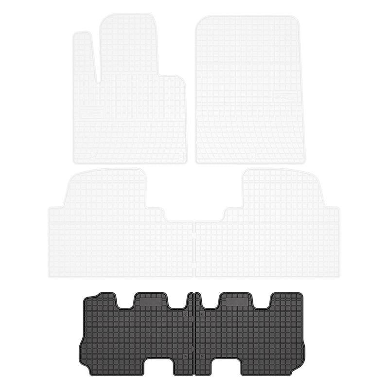Гумени стелки Frogum за Kia Sorento (2014-2020) 3-ти ред седалки, 2 части